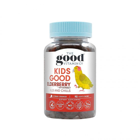 【软糖因自然因素融化不理赔】The Good Vitamin CO 儿童提高抵抗力接骨木软糖缓解感冒 90粒 保质期：2027.3